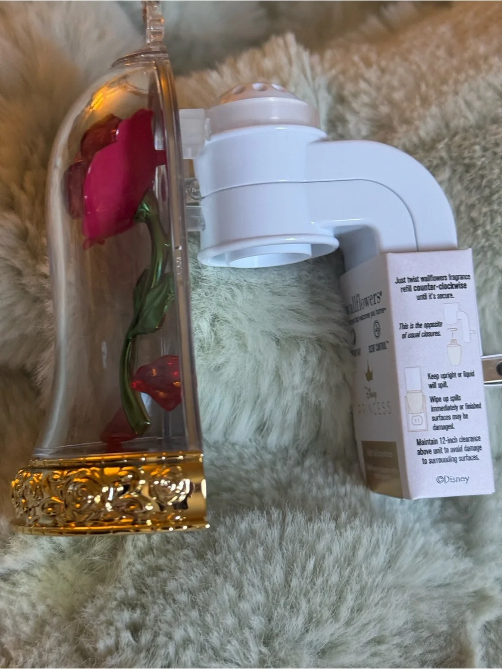 RARE 🥀 Beauty & the Beast Collector Rose Wallflower Plug—NWT